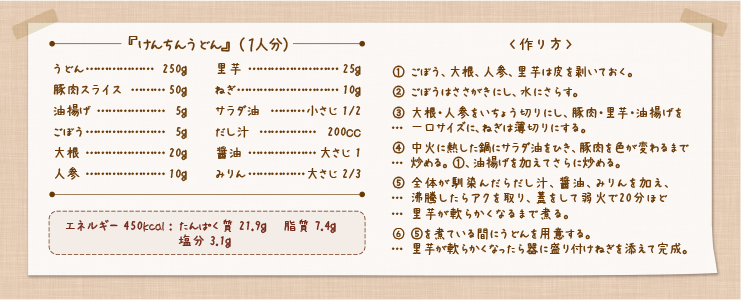 けんちんうどん